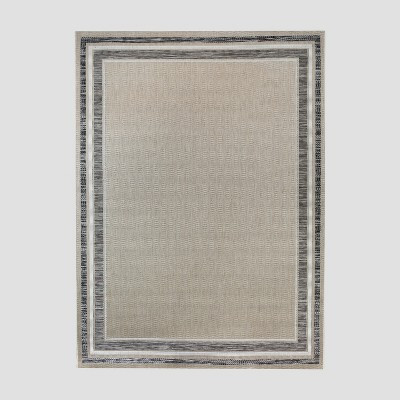 Tonal Border Outdoor Rug - Threshold™ | Target