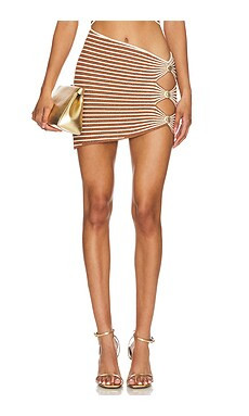 retrofete Hydra Skirt in Metallic Caramel from Revolve.com | Revolve Clothing (Global)