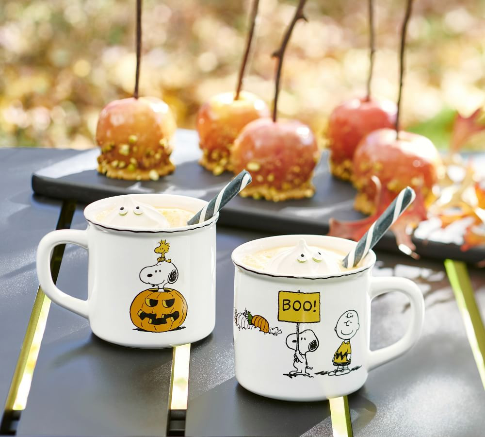 Peanuts™ Stoneware Mugs - Set of 2 | Pottery Barn (US)