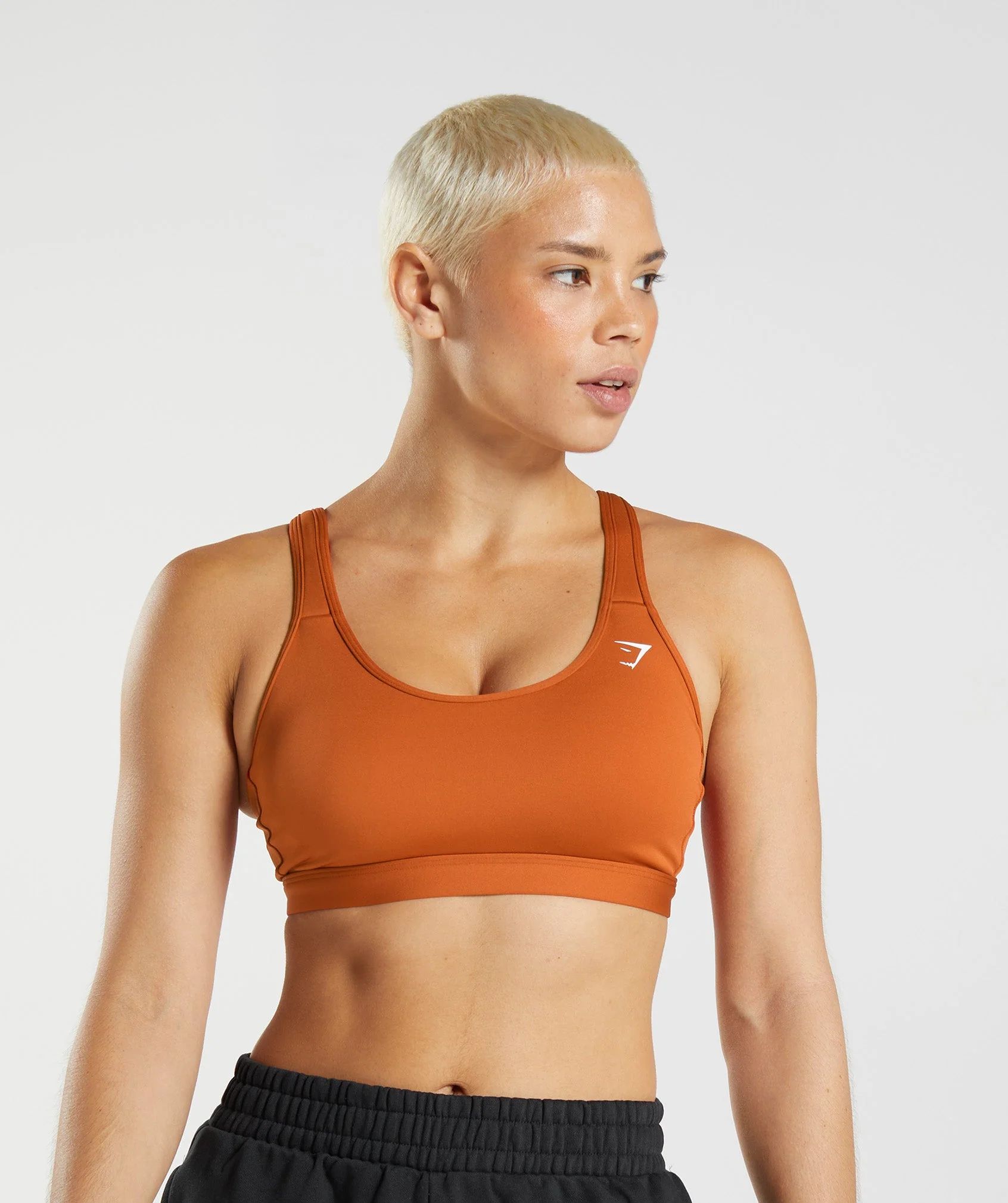 Gymshark Scoop Neck Sports Bra - Cayenne Red | Gymshark US