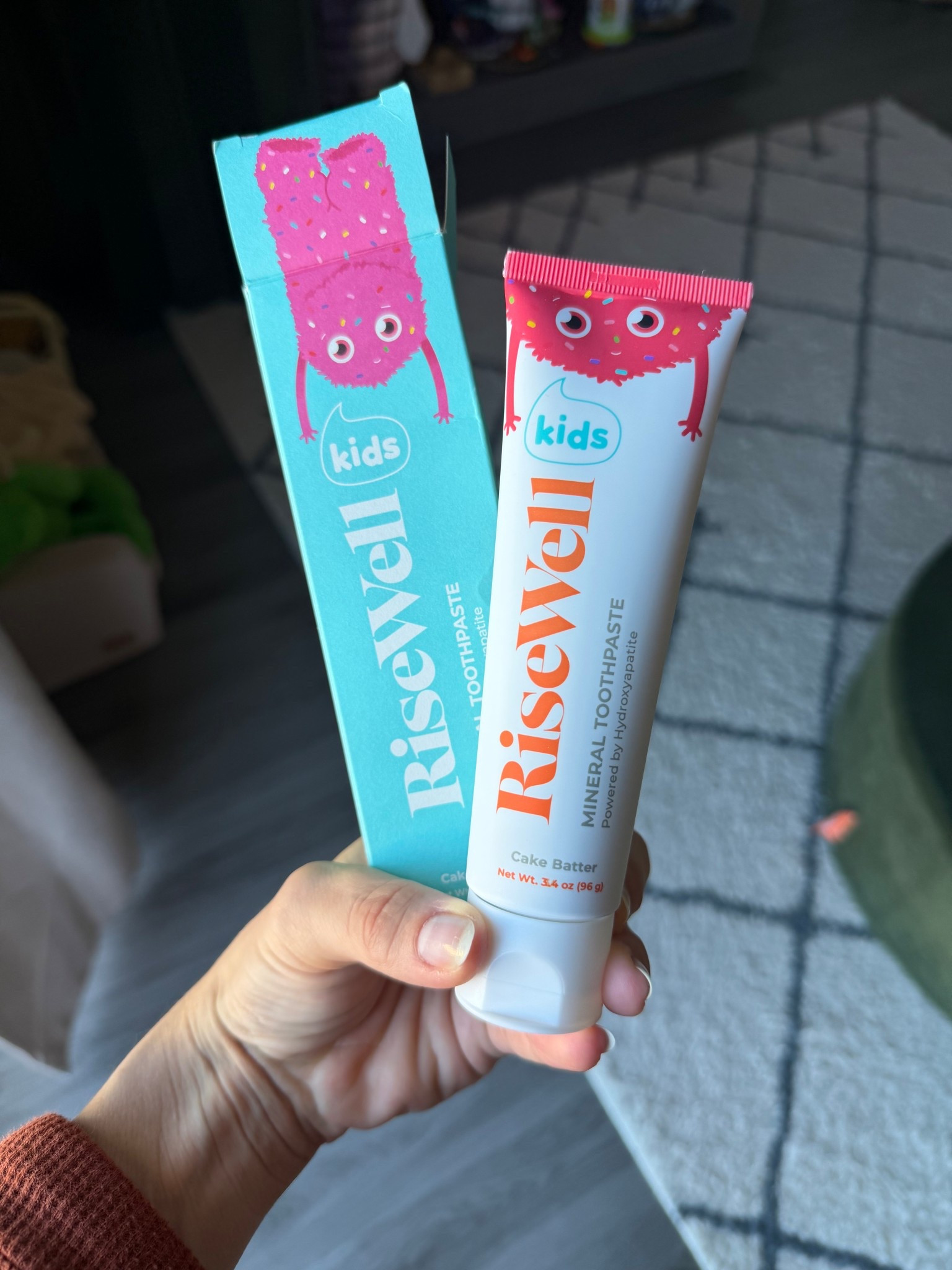 Our new favorite tooth paste. Recommend by one of my dental hygienist friends for our little babes. The cake batter flavor 🤭 kollins has been loving brushing her teeth 
.
.
#kidstoothpaste #flouridefree #kidfriendly #risewelltokthpaste #amazonbaby #amazonkids #cakebatter #kidstoothbrush #kids

#LTKBaby #LTKselfcare #LTKKids