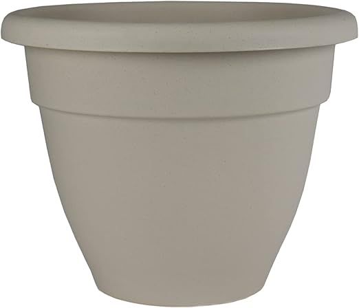 The HC Companies 8 Inch Caribbean Round Planter - Lightweight Indoor Outdoor Plastic Plant Pot wi... | Amazon (US)