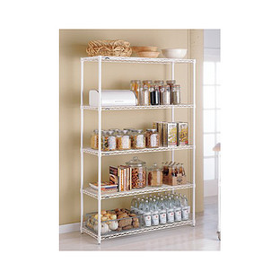 InterMetro® Kitchen Shelves White | The Container Store
