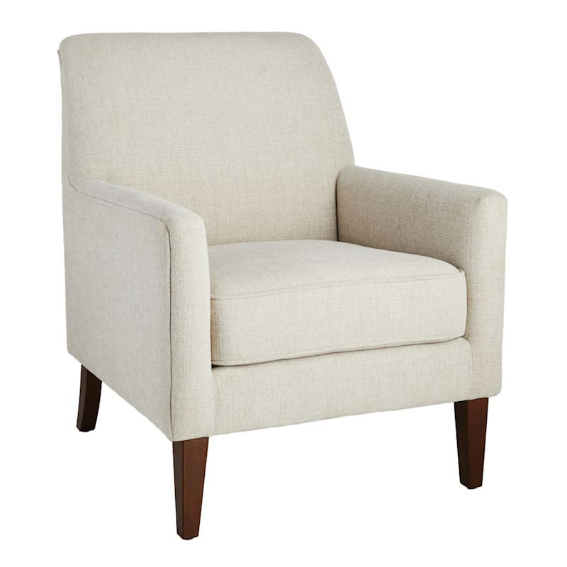 Emilia Accent Chair, Taupe | At Home