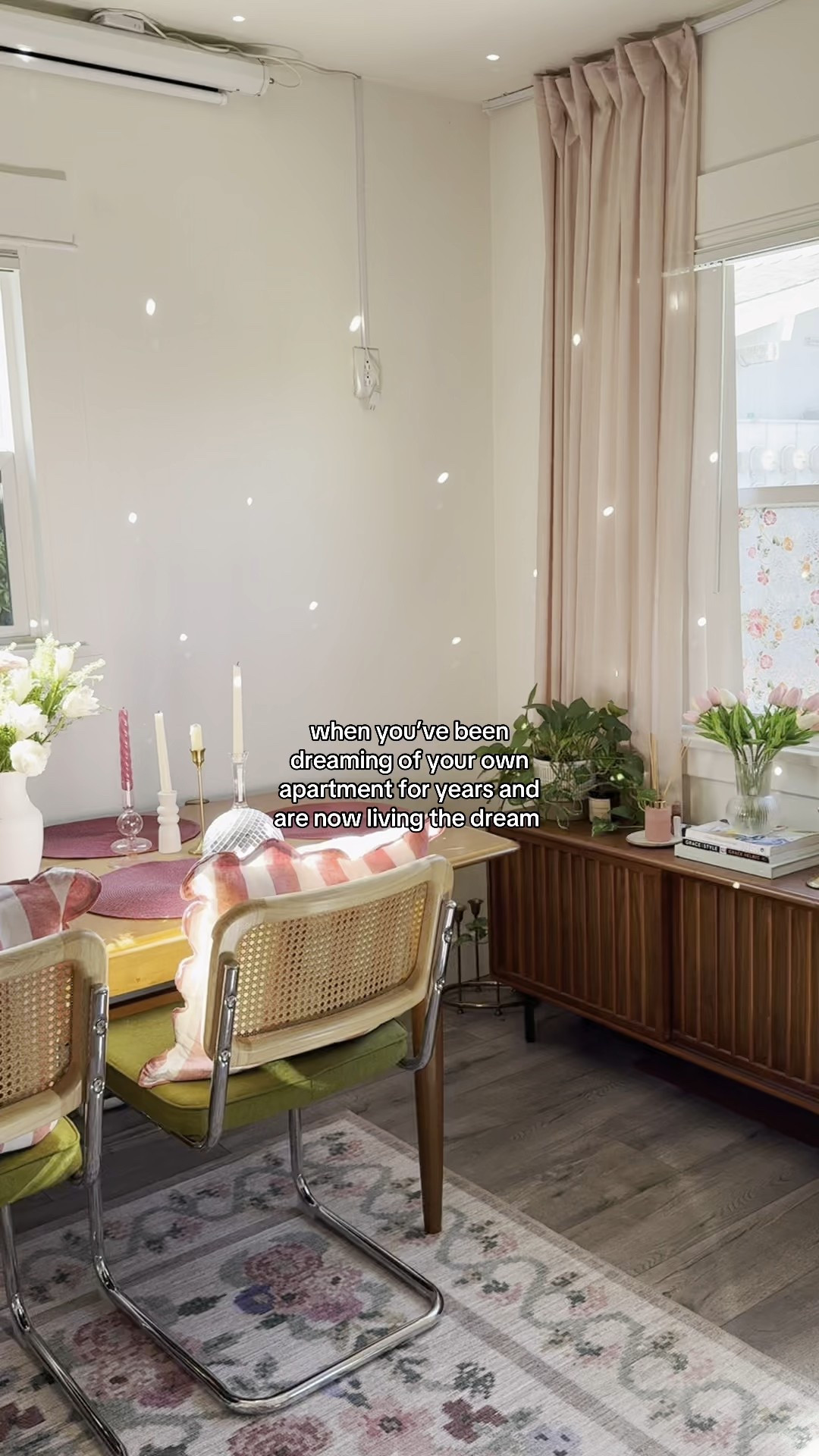 When you have been dreaming of your own apartment for years, and now you are living the dream

#LTKHome