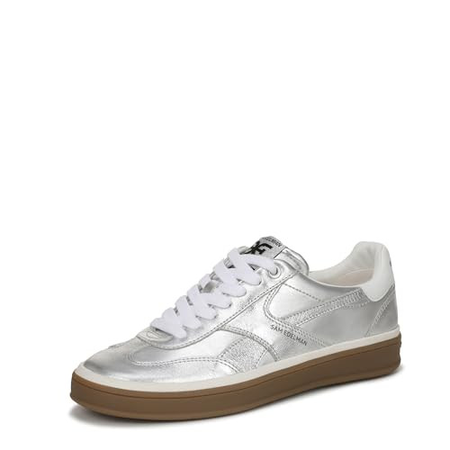 Sam Edelman Women's Althea Sneaker, Soft Silver, 7.5 | Amazon (US)