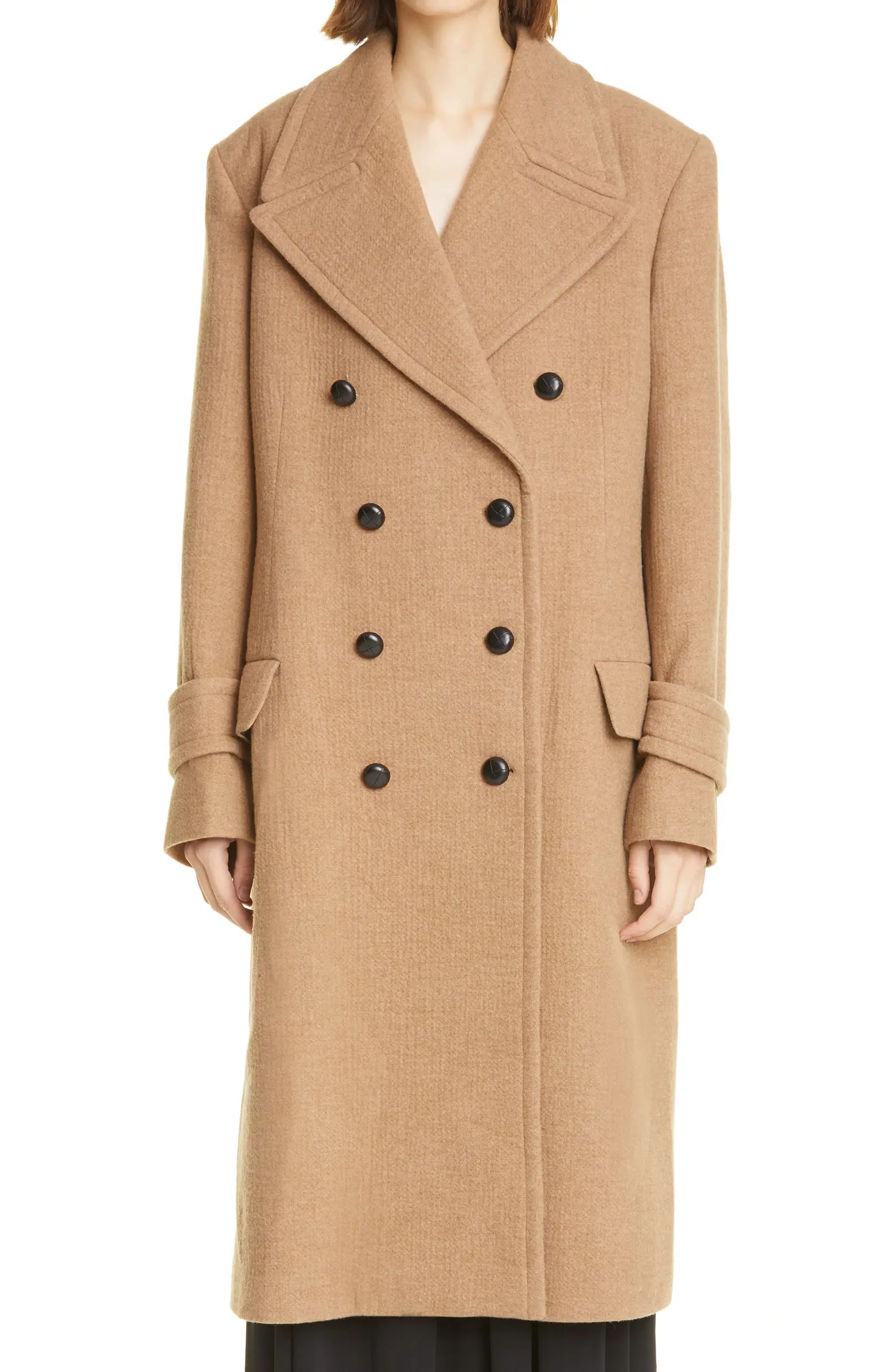 Oversize Double Breasted Wool & Cashmere Coat | Nordstrom