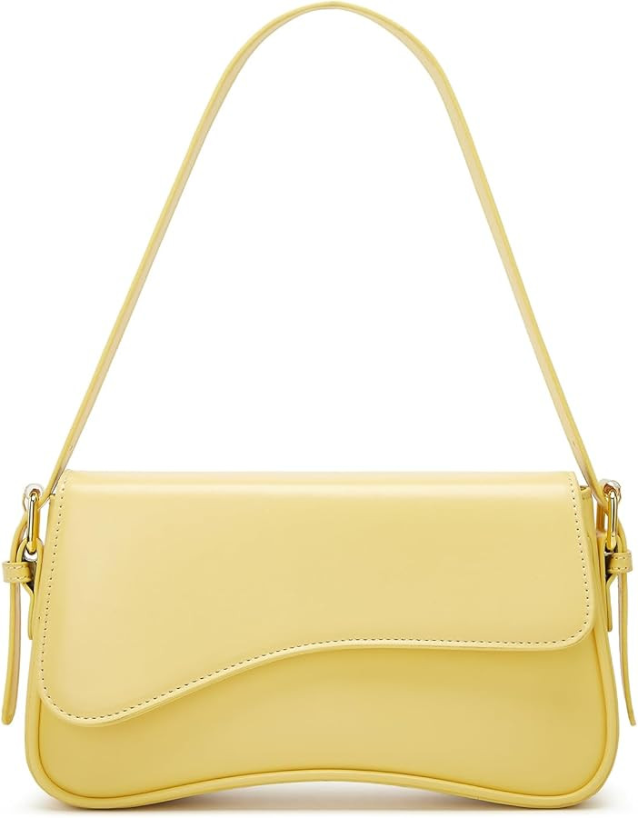 Shoulder Bag for Women Y2K Trendy Purse Vegan Leather Hobo Handbags Clutch Saddle Bag with 2 Remo... | Amazon (US)