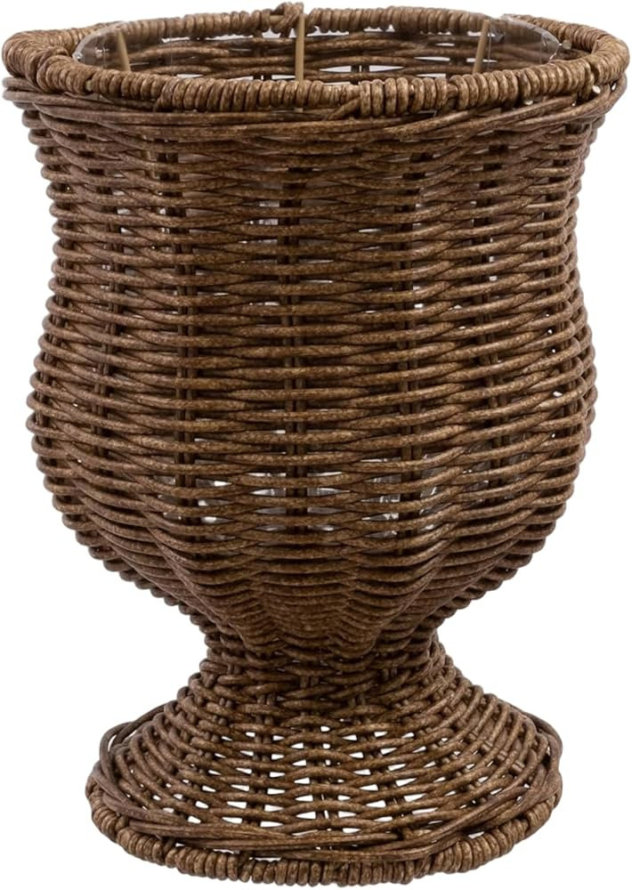 Woven Planter 10.6 Inch Wicker Vase with Removable Liner for Indoor Outdoor Home Decor Brown : Am... | Amazon (CA)