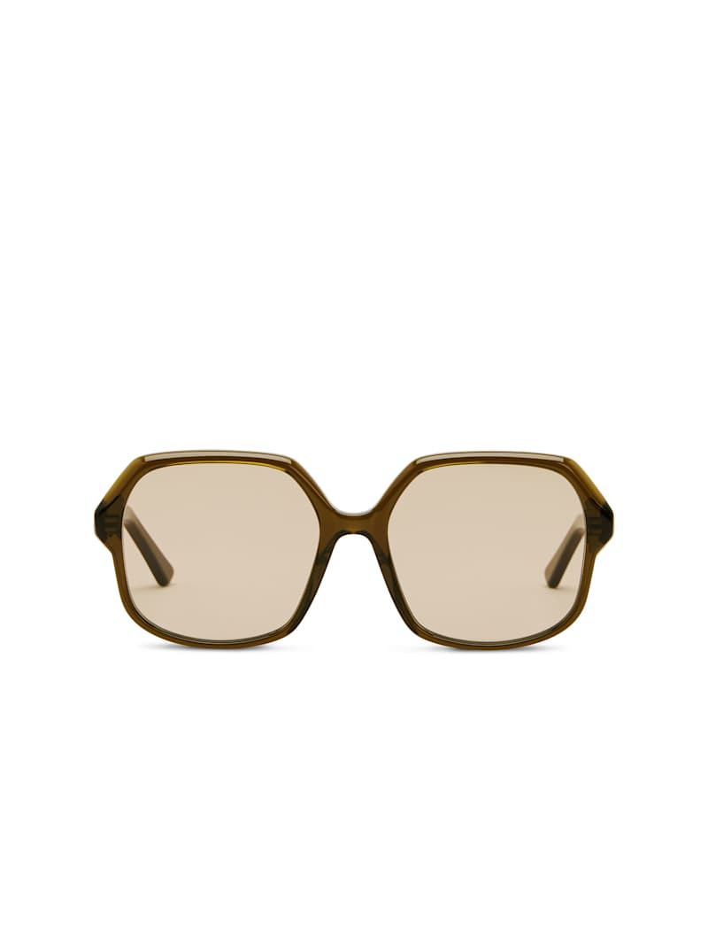 Jimmy Fairly Jeanne Sunglasses Green/Brown | Reformation (Global)