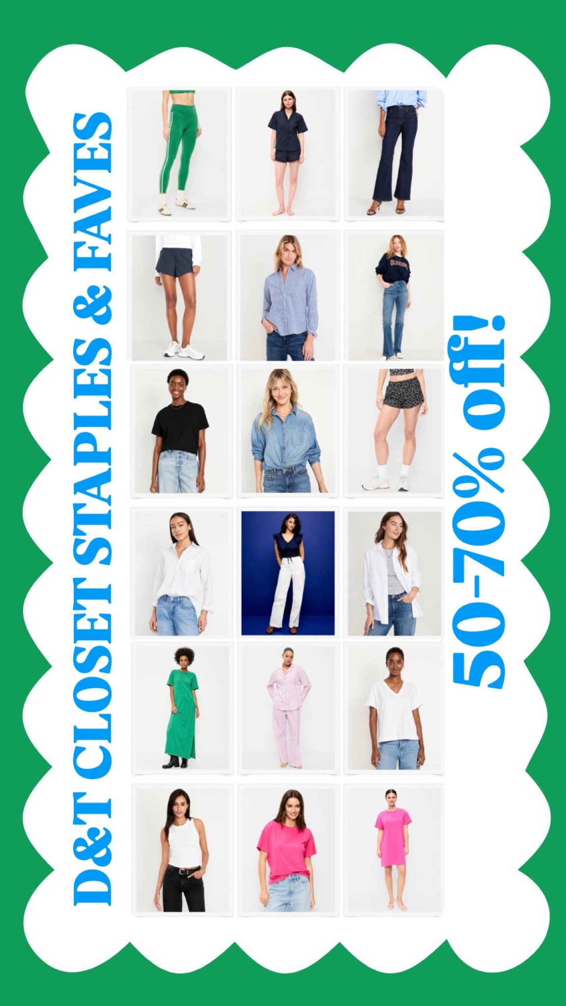 My Old Navy faves- 50% off!

#LTKmomlife #LTKOver40 #LTKSaleAlert