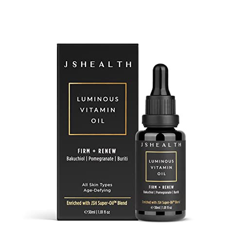 JSHealth Hydrating Face Oil For Women and Men with Rose Oil & Vitamin E Oil For Skin - Facial Oil for Dry Skin | Amazon (US)