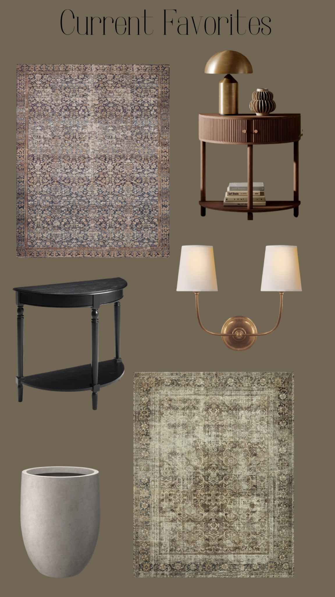 Rugs, console tables, entryway table, side tables, sconces, home decor, home design.

#LTKsalealert #LTKhome