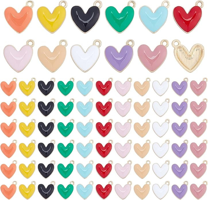 PH PandaHall Heart Pendart Charms | Amazon (US)