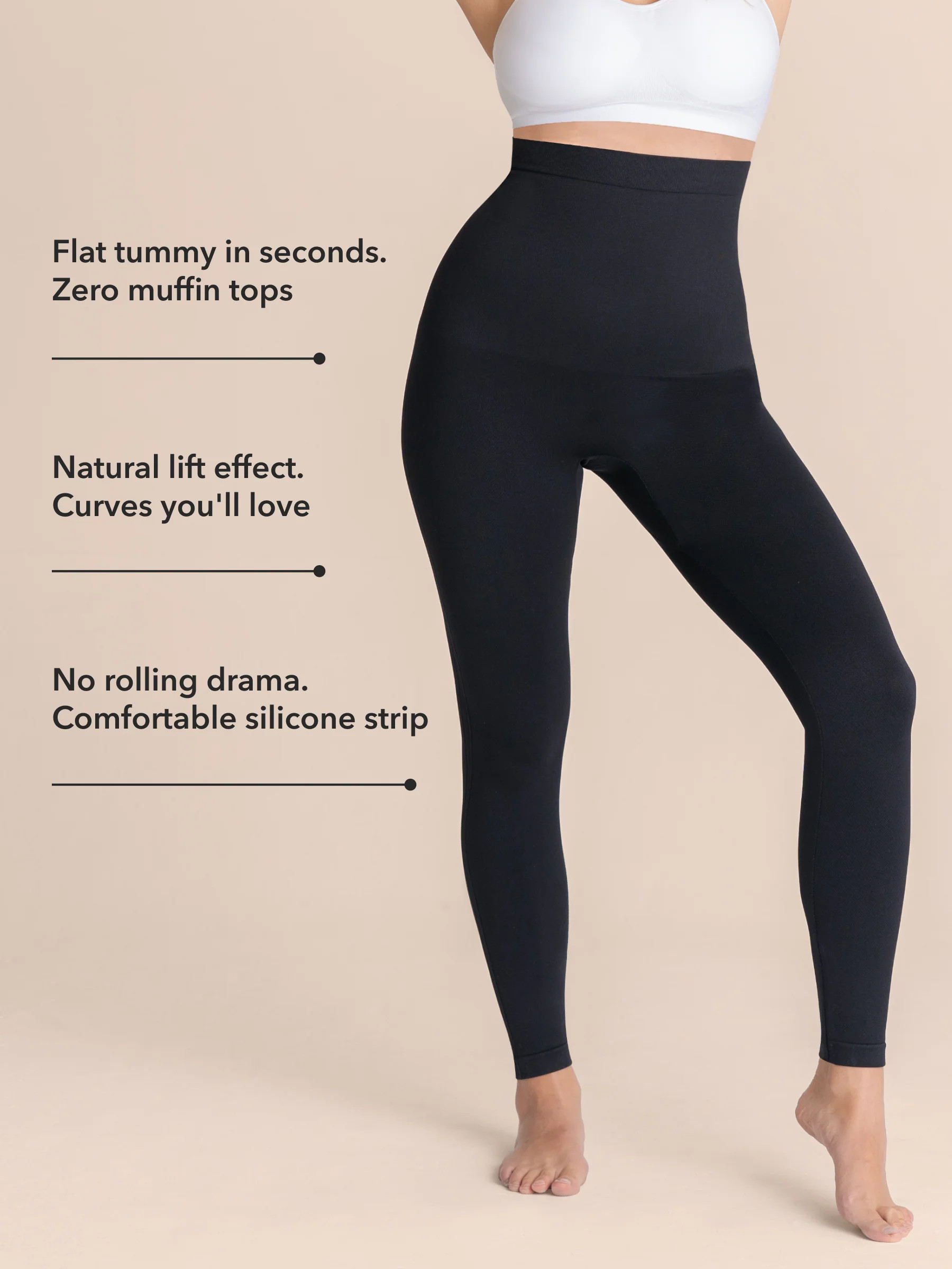 Shapermint Essentials High Waisted Shaping Leggings | Shapermint | Shapermint