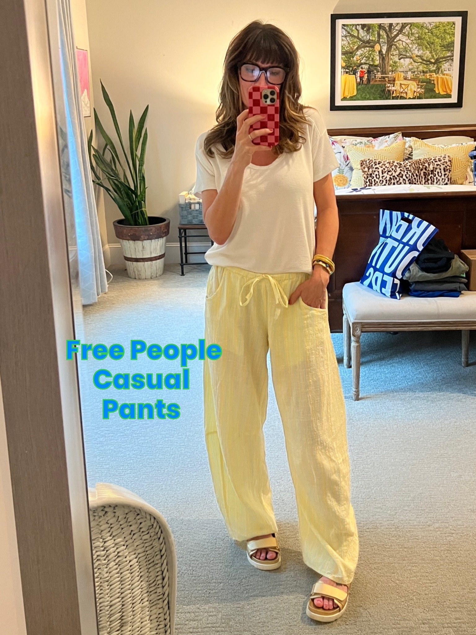 ✨Free People is killin it with their casual loose summer pants!! Wearing an XS In these pants. So I find They run large and have a drawstring waist.

#LTKgrwm #LTKootd #LTKOver40