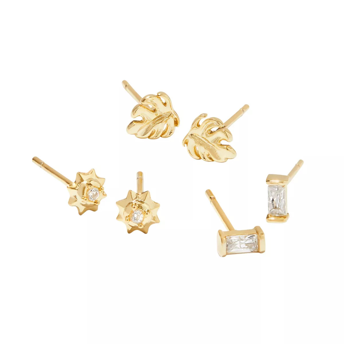 Kendra Scott Leigh Earring Set 3pc - Gold | Target