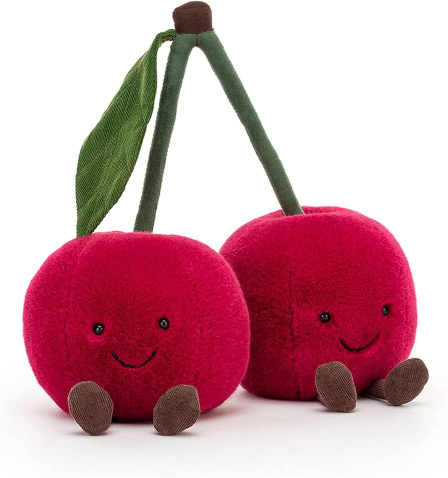 Jellycat Amuseable Cherries Fruit Food Plush | Amazon (US)