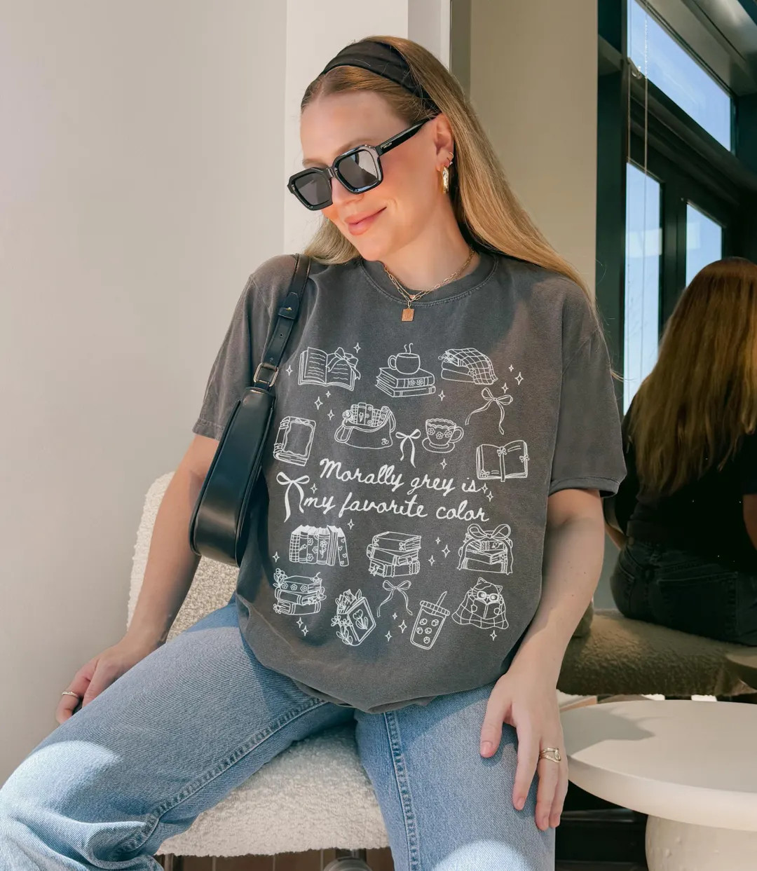 Morally Grey is My Favorite Color Comfort Colors Shirt, Bookish Shirt, Fictional Men Tee, Book Cl... | Etsy (US)