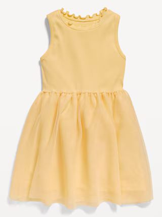 Sleeveless Fit and Flare Tutu Dress for Toddler Girls | Old Navy (US)