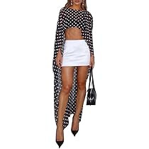 Women Sheer Poncho Chiffon Mesh Shawl Wrap Flowy Capelet Y2k Beach Cover Up Bridal Long Cape Shru... | Amazon (US)