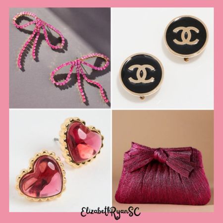 Beautiful holiday gifts for her, stocking stuffers, & festive accessories!🎄
#ltkfamily
#ltku
#ltkstyletip
Pink Bow Earrings 
Chanel Earrings 
Lele Sadoughi 
Loeffler Randall Bag
#ltkitbag

#LTKGiftGuide #LTKSeasonal #LTKHoliday