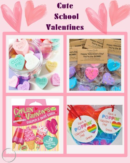 Cute ideas for kids class valentines. 

#valentines #kidsvalentines #schoolvalentines 

#LTKfindsunder50 #LTKkids #LTKSeasonal