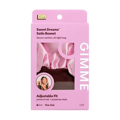 Gimme Beauty Sweet Dreams Satin Bonnet - Fine Hair - 1ct | Target