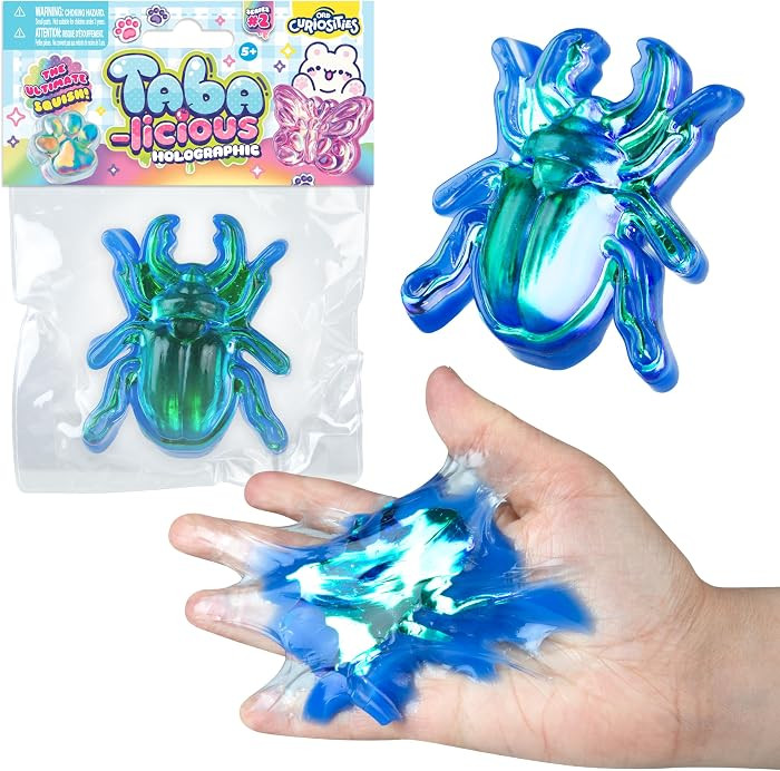 ORB Tabalicious Holographic TABA Squishy Beetle Toy - Cute, Soft, Sticky Beetle TABA Squishies wi... | Amazon (US)