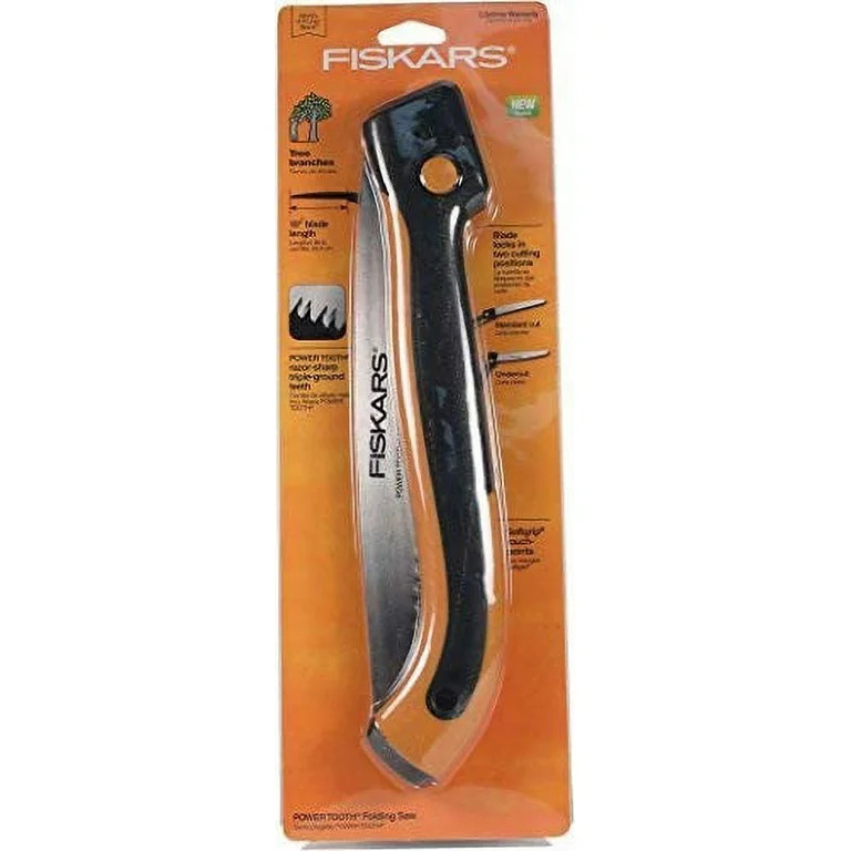 Fiskars Power Tooth Soft Grip Folding Saw, 10" | Walmart (US)