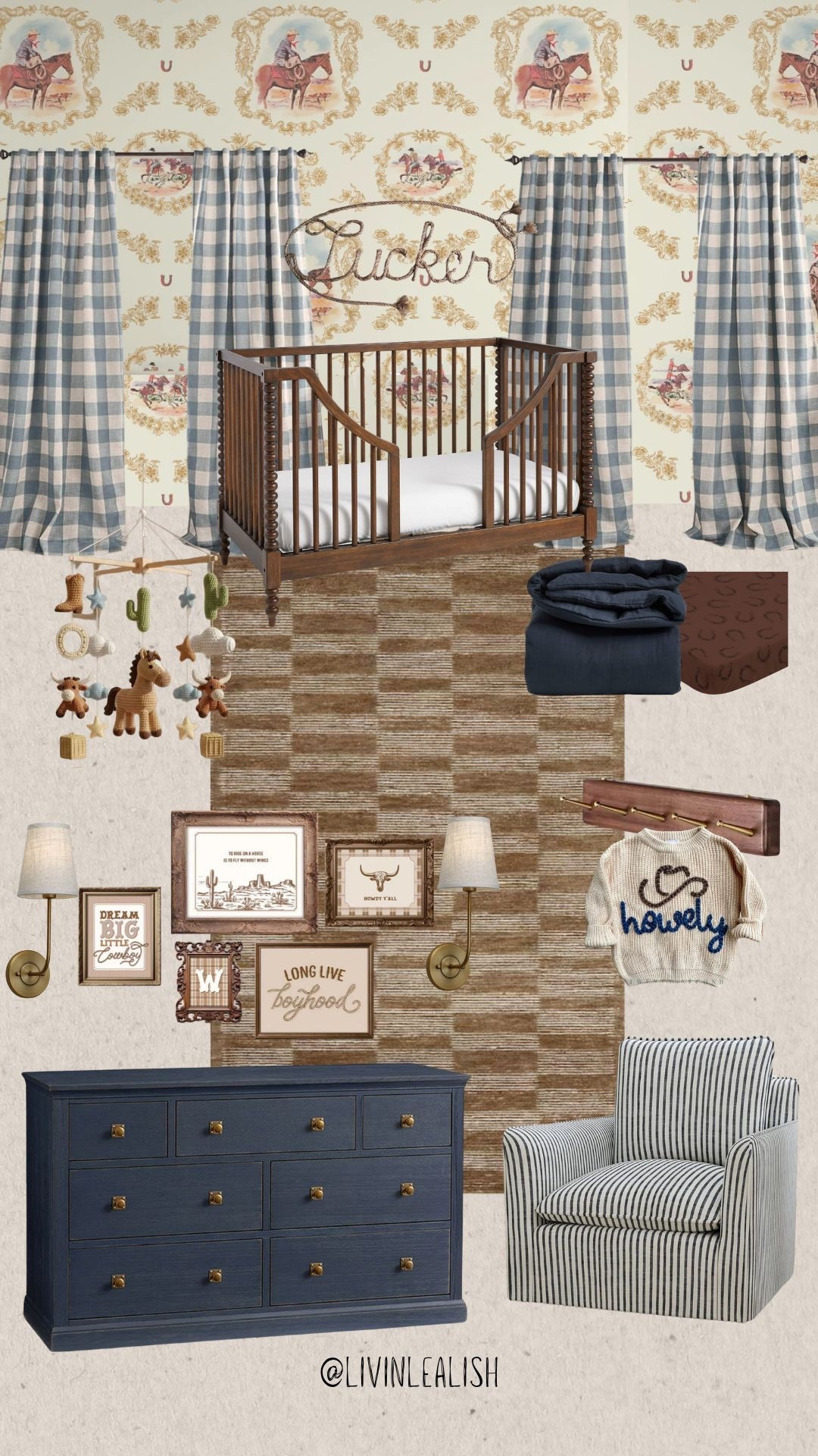 The cutest little boys western room/nursery! #boynursery #westernnursery #toddlerroom #boyroom 

#LTKKids #LTKBaby #LTKHome