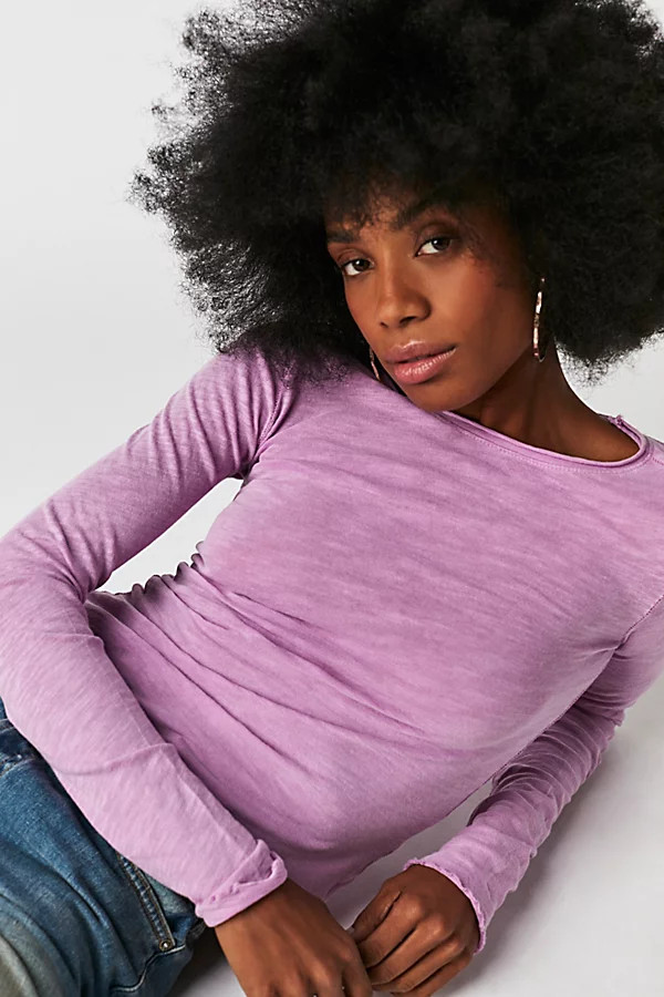 We The Free Be My Baby Long-Sleeve Tee | Free People (Global - UK&FR Excluded)