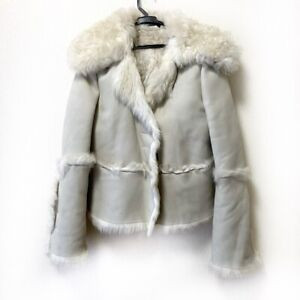 Auth GUCCI Womens Coat LightGray | eBay US