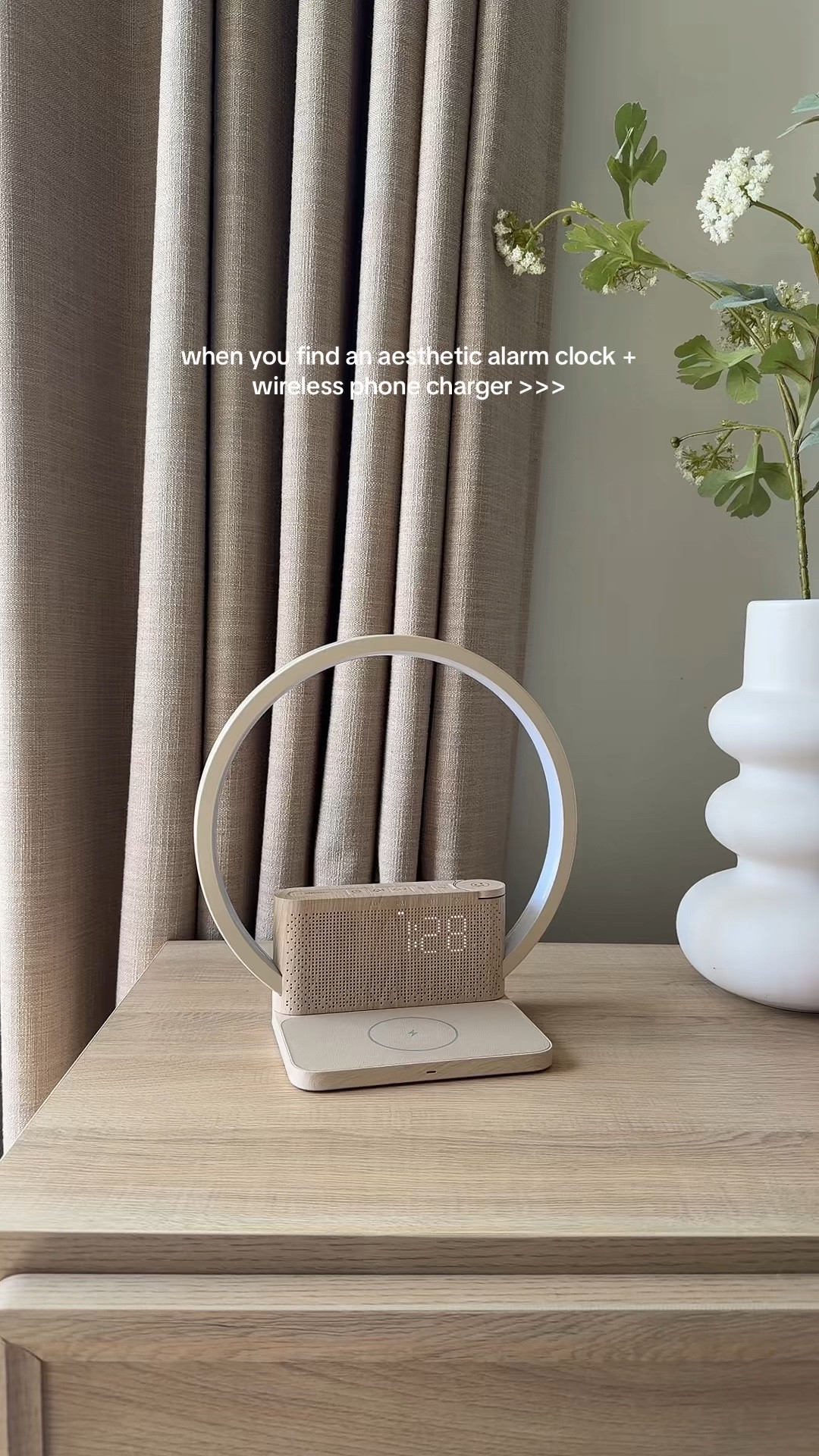 Aesthetic alarm clock 

#clock #bedroomdecor

#LTKSaleAlert #LTKHome