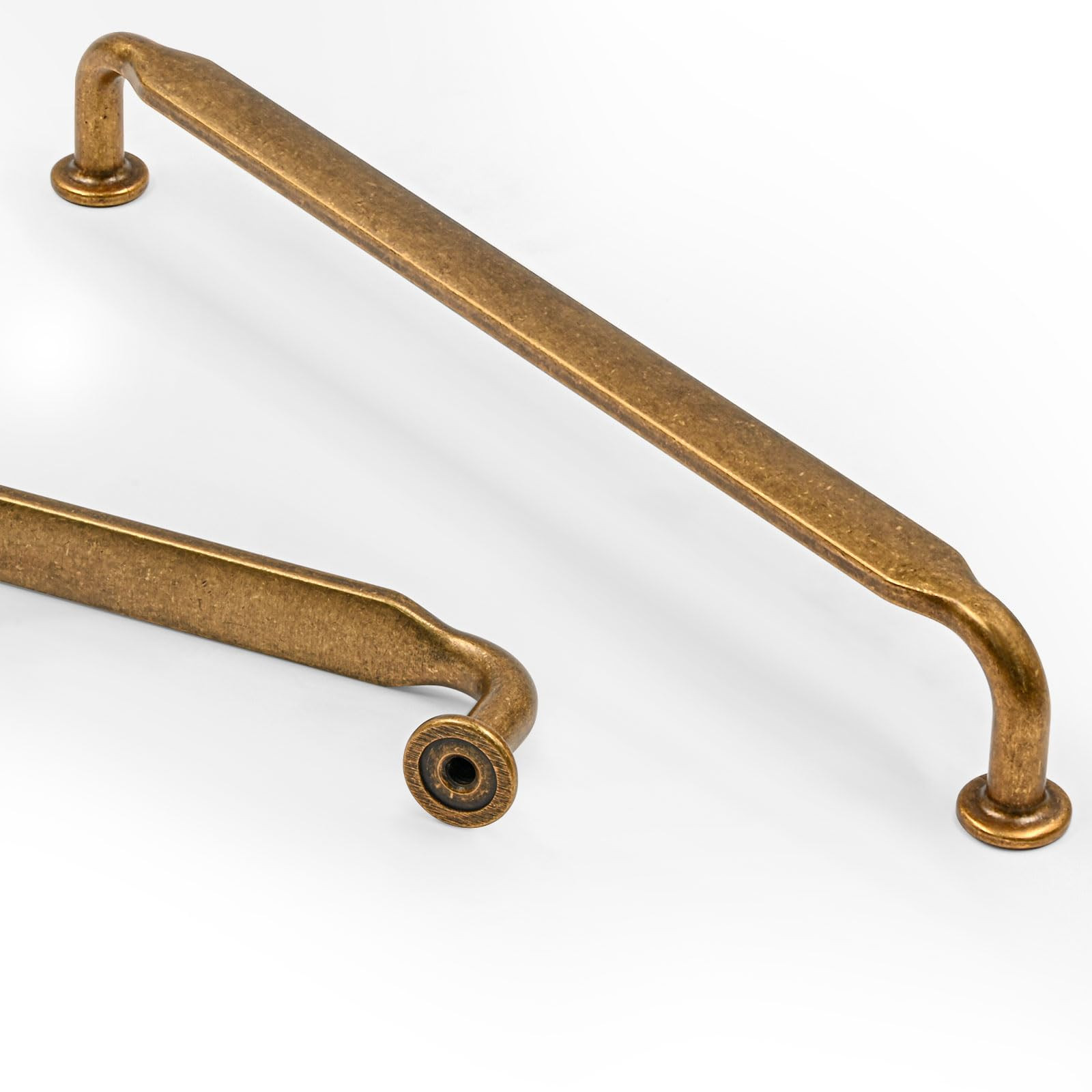 Asidrama 6 Pack 12.6 Inch(320mm) Antique Brass Kitchen Cabinet Handles, Cabinet Pulls Kitchen Cab... | Amazon (US)