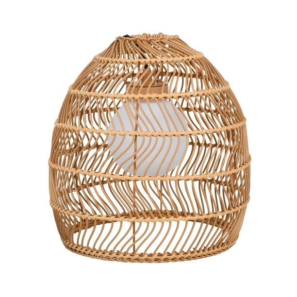 Better Homes and Gardens 12.8'' 8 Lights Natural PE Woven Pendant - Walmart.com | Walmart (US)