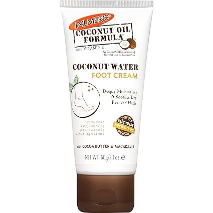 Palmer's Coconut Oil Formula Coconut Water Foot Cream, 2.1 Ounce | Amazon (US)