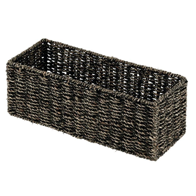 mDesign Natural Woven Bathroom Storage Organizer Basket | Target