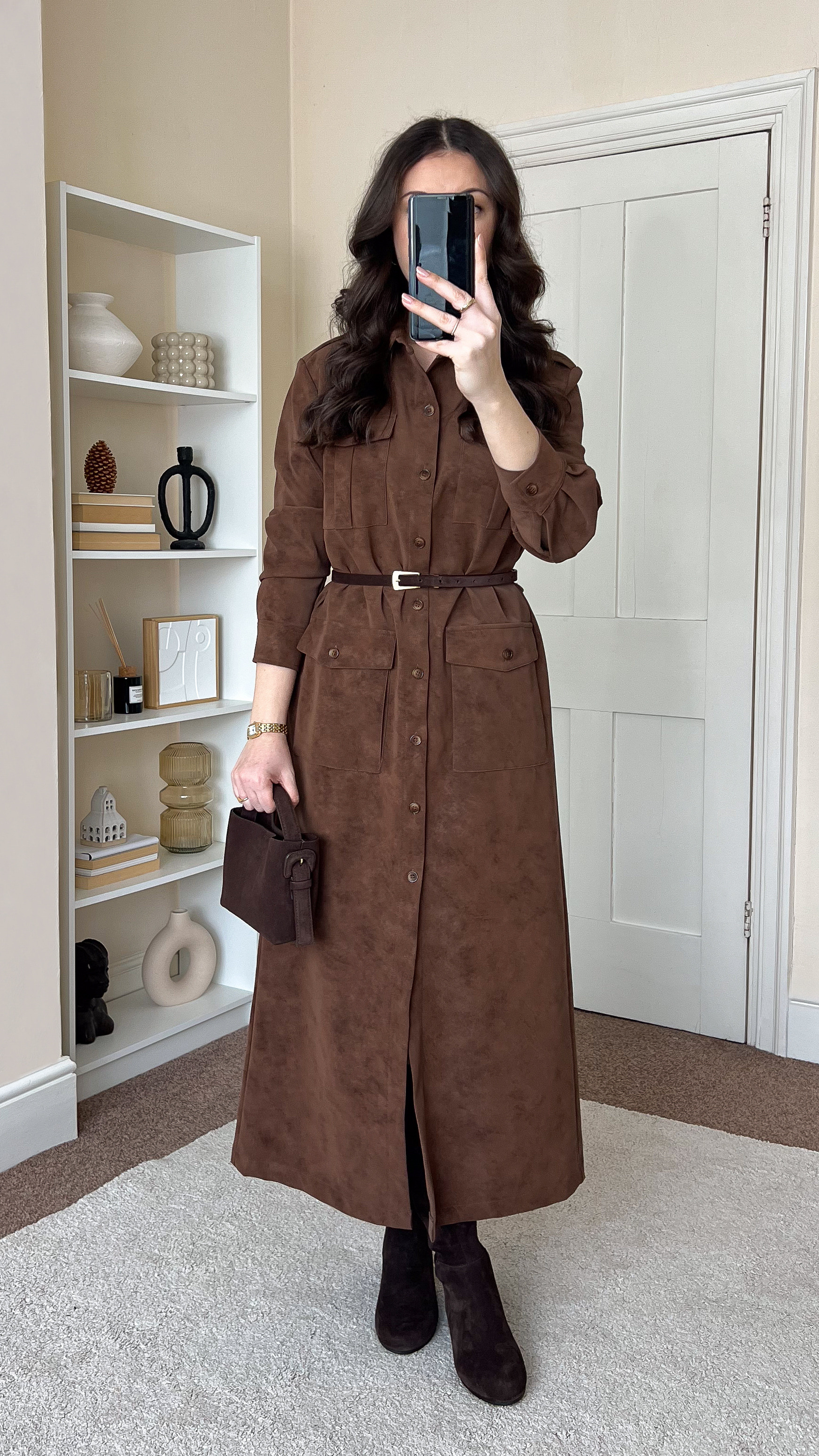 Casual chic early Spring outfit. Dress is Anewsta, size S. Boots are Dune. Bag is Arket. 

 #LTKspring #LTKdresses #LTKstyletip