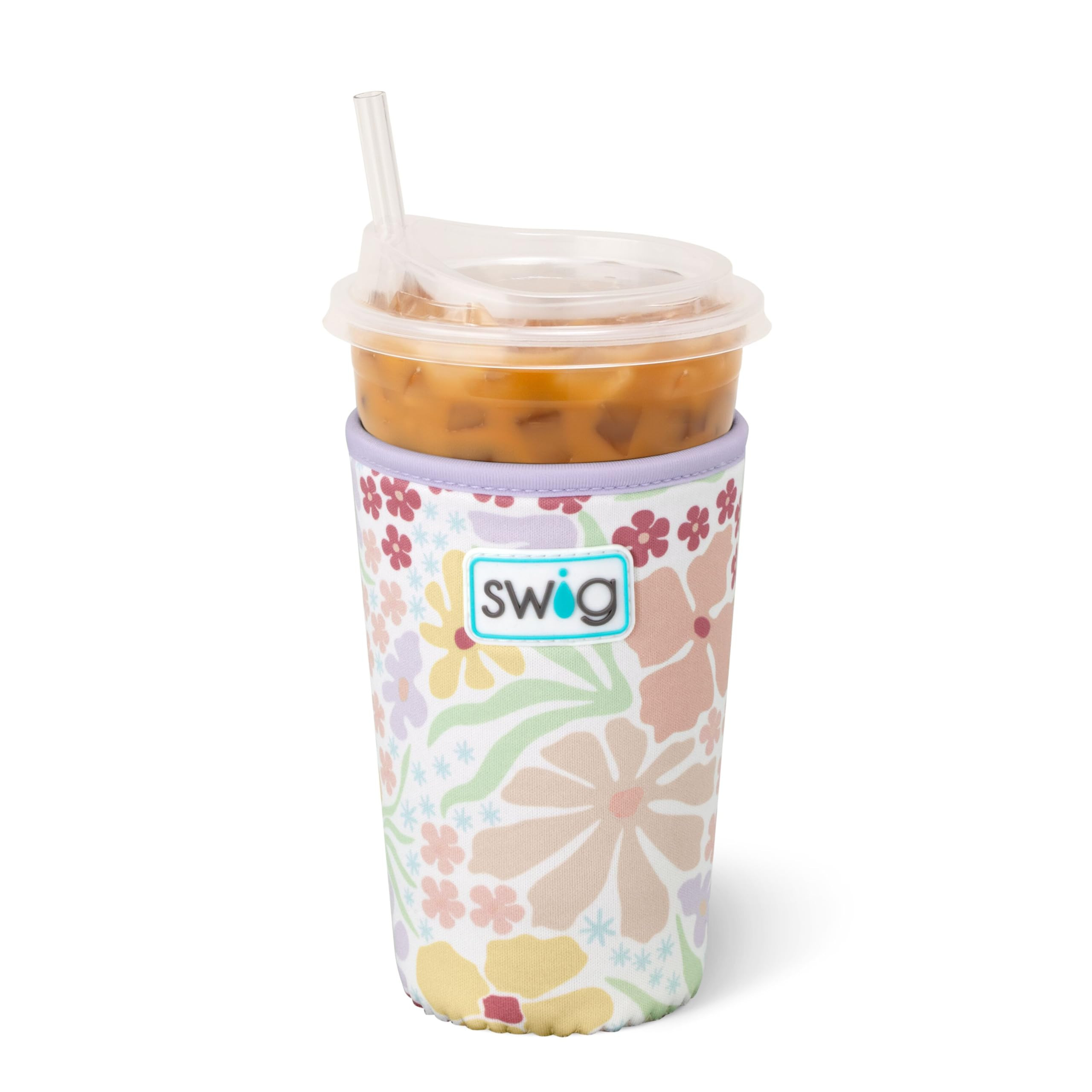 Swig Life Iced Cup Coolie, Standard 22oz Iced Coffee Cup Insulator Sleeve with Handle, Neoprene I... | Amazon (US)