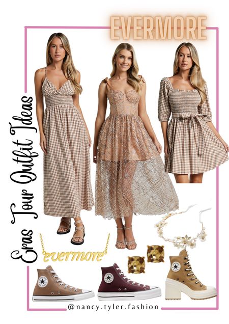 Brown Dresses Evermore Era Dresses Taylor Swift Eras Tour 2024 outfit ideas! 🤎🥂 I linked some other items to this post as well. 🤎🕰️
#TaylorSwift #ErasTour #EvermoreTaylorSwift  #TaylorSwiftEvermore Taylor Swift Eras Tour Ideas, Taylor Swift Lover Era, Taylor Swift 1989, Taylor Swift Movie, Taylor Swift Fearless, Taylor Swift Speak Now, Taylor Swift Red, Taylor Swift reputation, Taylor Swift evermore, Taylor Swift folklore, Taylor Swift outfits, Taylor Swift Eras Tour outfit ideas, Taylor Swift Eras Tour inspo, Taylor Swift inspo, Taylor Swift Midnights, Taylor Swift Eras Tour Evermore outfits, Evermore outfit, Evermore Taylor Swift outfits, brown Taylor Swift outfits, plaid Taylor Swift outfits, brown outfits, floral tops, brown tops, brown fancy dresses, brown dresses, brown party dresses, yellow dresses, orange dresses, bronze dresses, brown sparkly dresses, plaid dresses, fall dresses, winter dresses, brown prom dresses, #LTKGala 

#LTKFestival #LTKstyletip #LTKparties