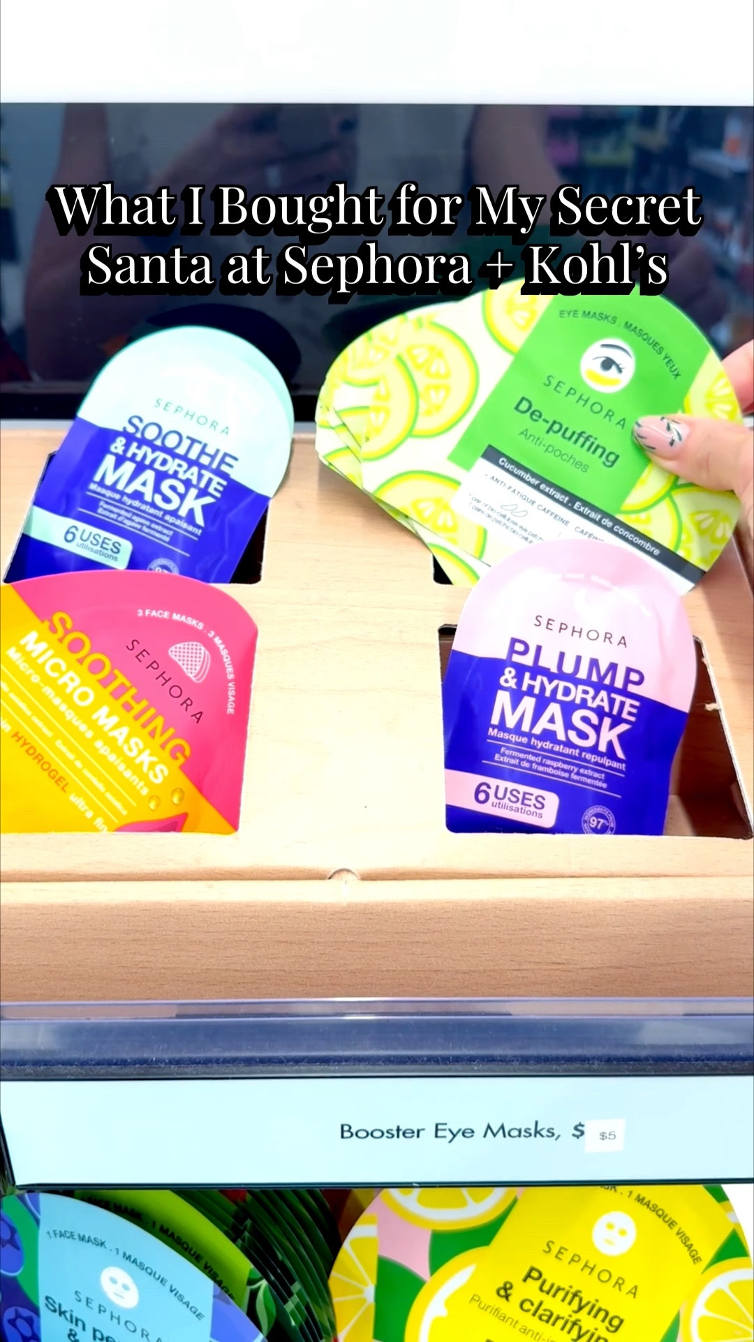 Sephora + Kohl’s — name a better duo, I’ll wait 😉 

Had some secret Sandra shopping to do and decided Sephora would be my best bet! The closest location to me happens to be inside of a Kohl’s. I’d never been and wasn’t sure what to expect but there was PLENTY to chose from! Check back later to see how I packed these items for my secret santa 🎅 

Make sure to shop by December 14th so you get to take advantage of 20% off everything and 30% off Sephora collection products!

Secret Santa gifts l secret santa gift ideas l holiday gifting l holiday gift ideas l Christmas gifting l Christmas gift ideas 

#LTKGiftGuide #LTKBeauty #LTKHoliday