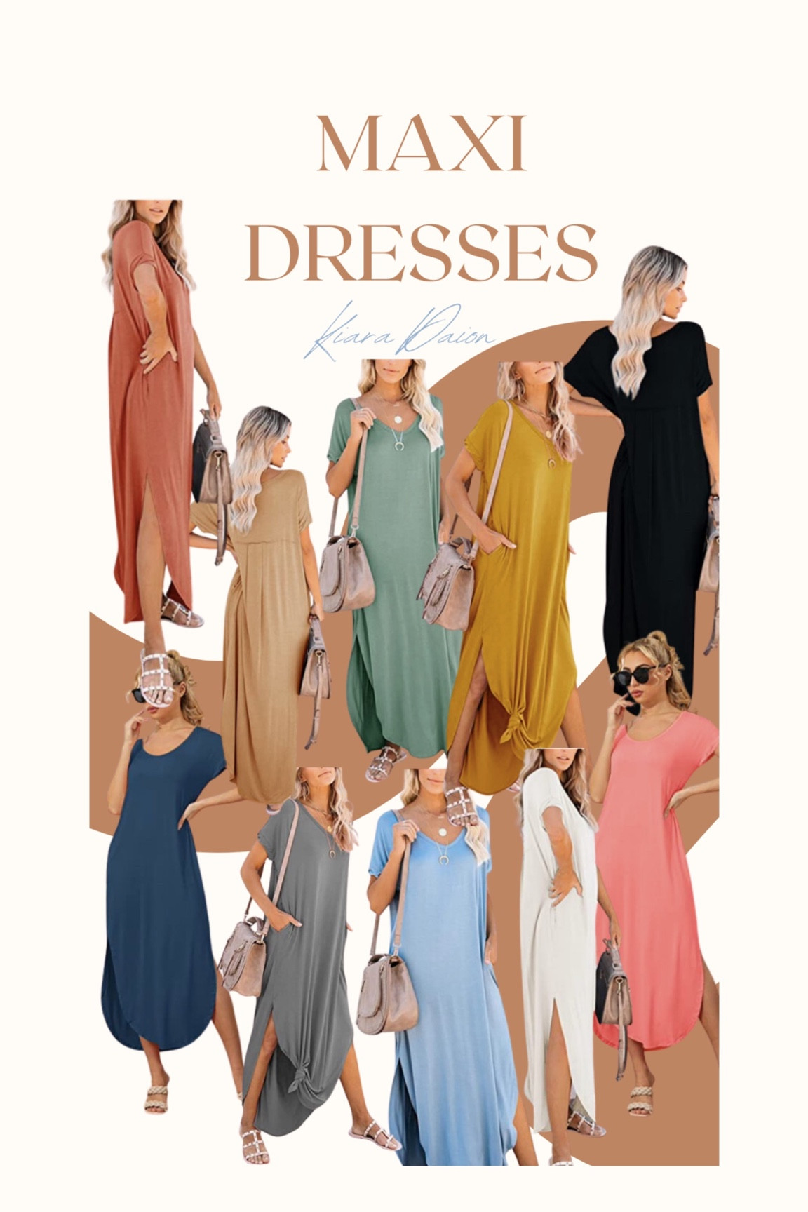 Amazon maxi dresses. Perfect for spring. Really comfy and beautiful colors 

#LTKSeasonal #LTKFind #LTKstyletip