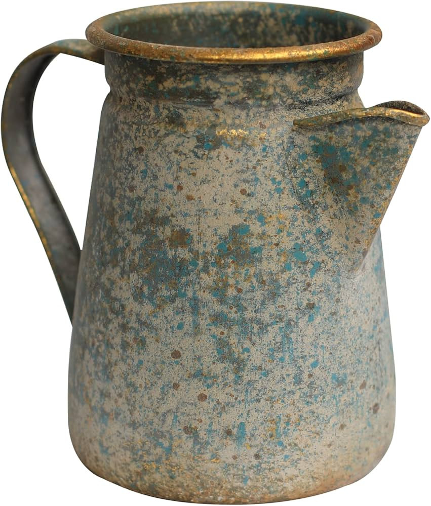 ALL CHIC Metal Flower Vase Jug For Flowers Small Vases for Flowers Vintage Flower Jug Decorative ... | Amazon (UK)