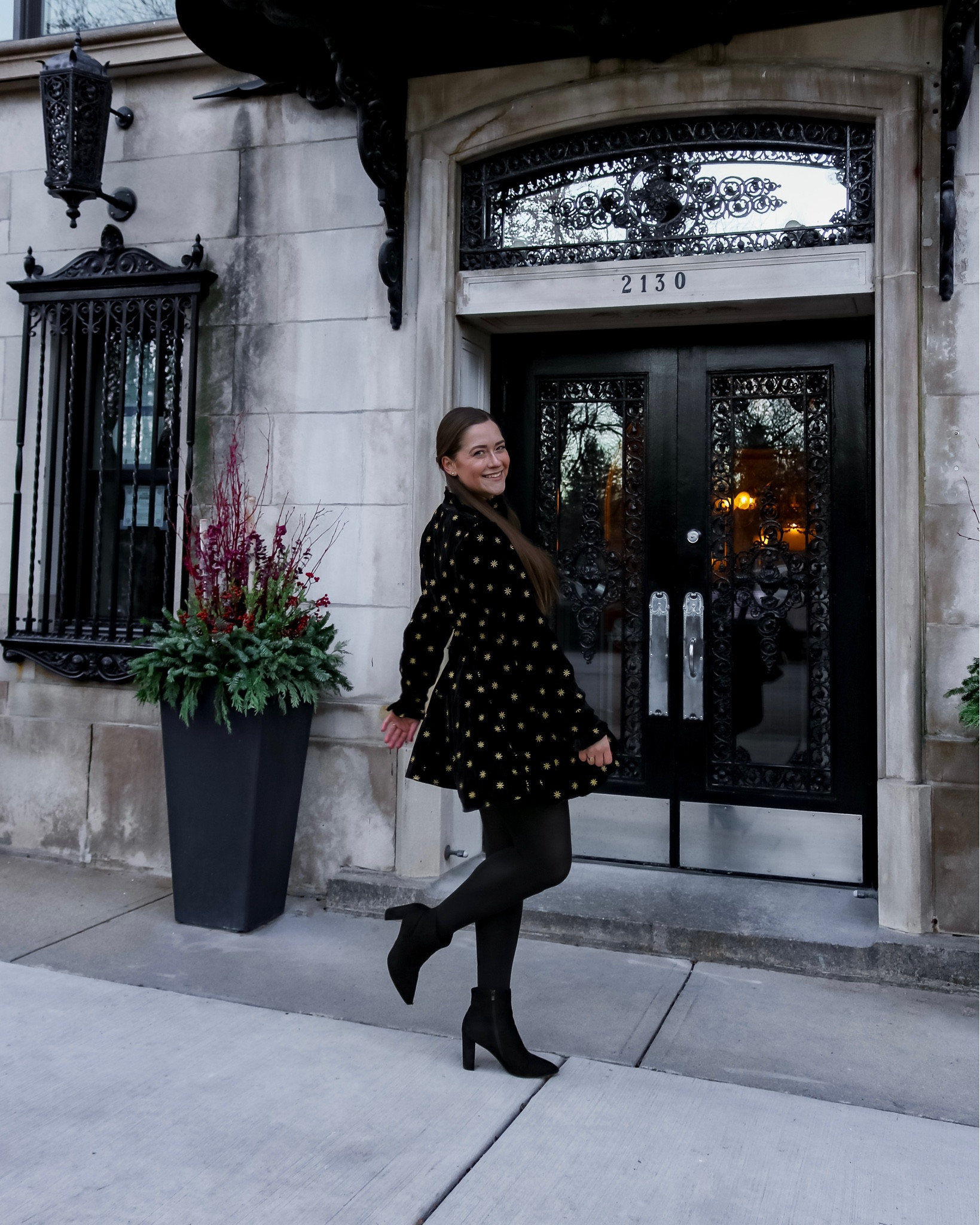 velvet dress, embroidered, little black dress, sezane, sézane, embroidered dress, winter style, black dress

#LTKfindsunder50 #LTKstyletip #LTKfindsunder100