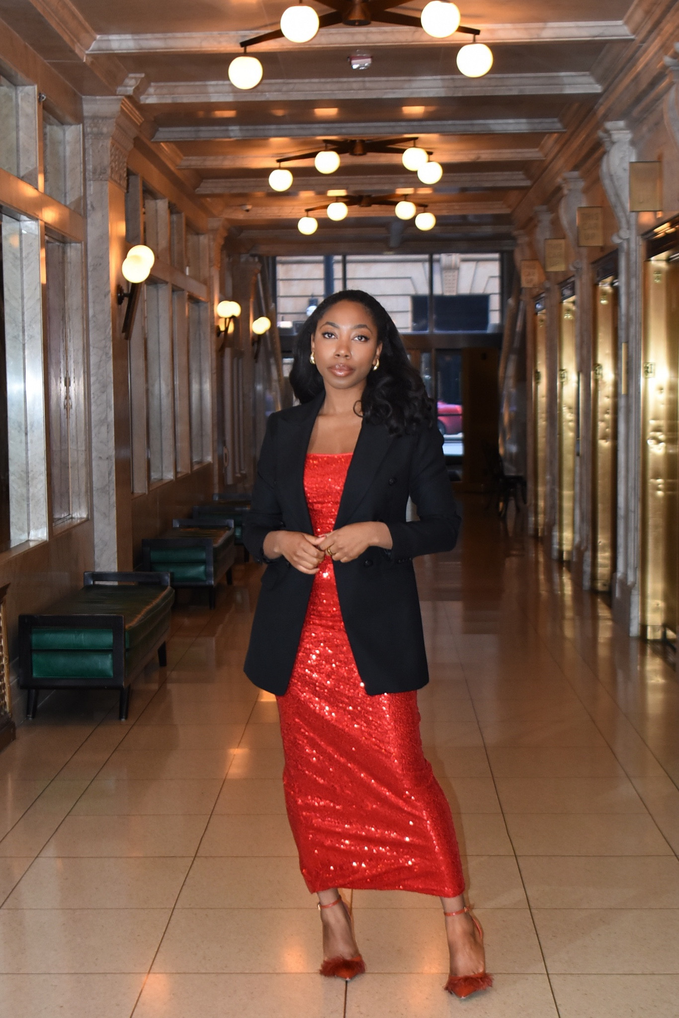 Red holiday look for the office 

#LTKHolidaySale