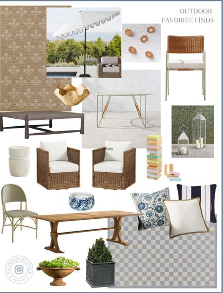 A round up of outdoor furniture and decor items that I'm adding to my cart!

#LTKSeasonal #LTKHome