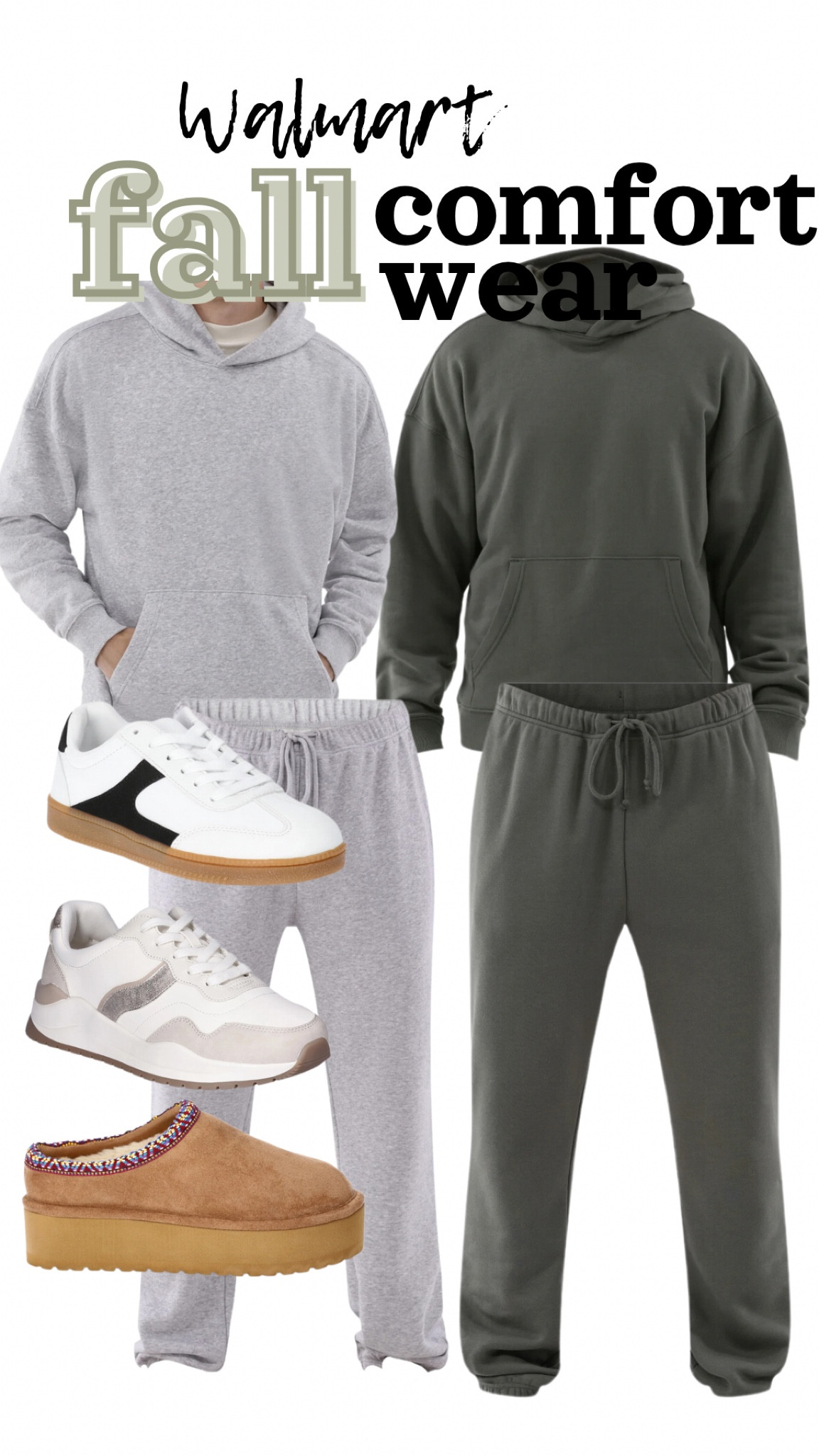 Loving this monochromatic sweat moment. cute + comfy on-the-go outfit! 

@walmartfashion #walmartpartner #WalmartFashion

#LTKActive #LTKStyleTip #LTKFindsUnder50