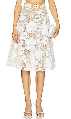 Bronx and Banco Emerie Skirt in White from Revolve.com | Revolve Clothing (Global)