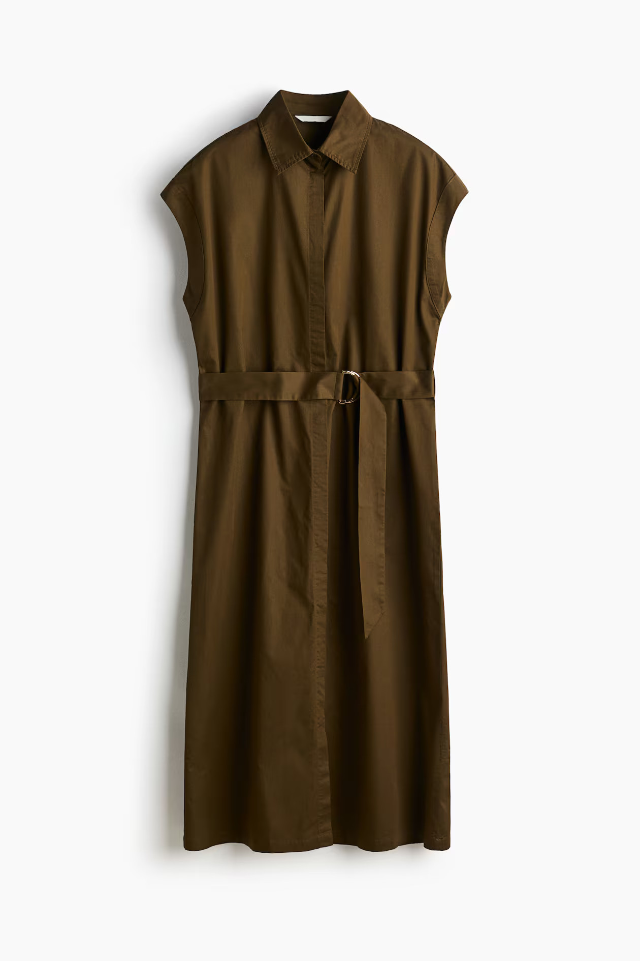Belted Poplin Shirt Dress | H&M (US + CA)